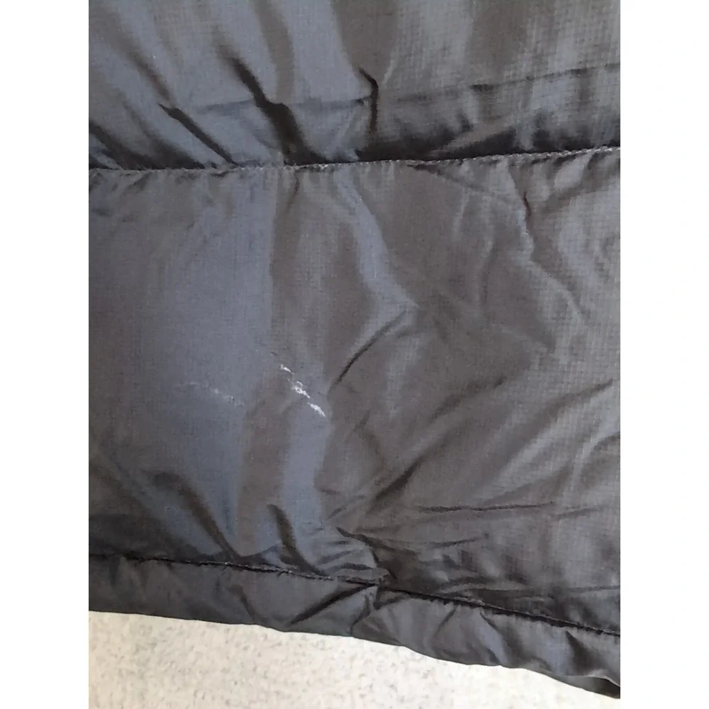 The North Face Nuptse Puffer‎ Vest Men's Medium 700 Goose Down Black Zip A188